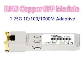1,25 G SFP RJ45 Moduļa 1000Mbps SFP, lai RJ45 Vara SFP Raiduztvērēju Savietojams Cisco Mikrotik TP-Link Gigabit Ethernet Switch