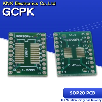 10PCS TSSOP20 SSOP20 SOP-20 SOP20, lai DIP20 PCB Pārsūtīt Valdes Pin DIP Valdes Piķis Adapteri