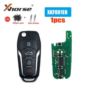 1gb/daudz Xhorse XKFO01EN Universālā VVDI Vadu Tālvadības Atslēga 3 Pogu Auto Tālvadības Atslēgu Ford Auto Atslēga VVDI Mini Galvenais Instruments VVDI2