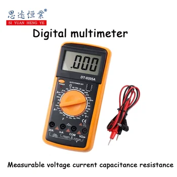 1gb Elektronisko multimetrs Portable multi-funkcionālo augstas precizitātes digitālais displejs ciparu multimetrs var izmērīt spriegumu, curr