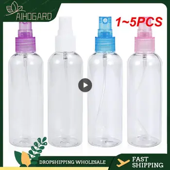 1~5GAB 5-250ml Uzpildāmas Pudeles caurspīdīgas Plastmasas Smaržas Pulverizators Tukšu Aerosola Pudelē, Pārnēsājams Miglotājs Pulverizators Ceļojumu