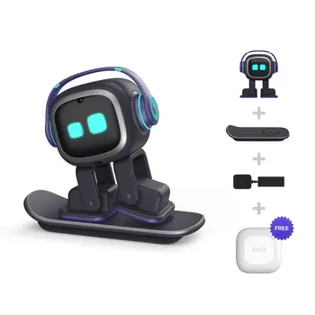 2023 karstā pārdošanas emo 'Robots Intelligent emocionālo interaktīvās balss ai Darbvirsmas rotaļlietas bērniem companision pet vektoru robots