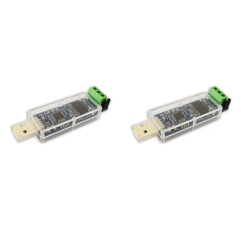 2X Canable USB Pārveidotājs, Lai Modulis VAR Canbus Atkļūdotājs Analyzer Adapteris Sveču gaismā ADM3053 Izolētas Versija CANABLE PRO