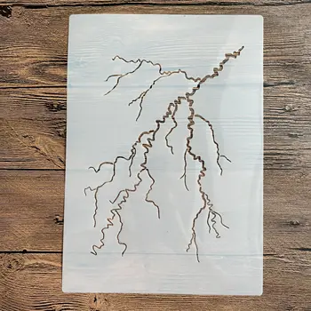 A4 29 *21cm DIY mandala krāsošanas šabloni uzspiests foto albums gofrēta papīra karti, koka, auduma zibens trafaretu