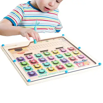 Alfabēts Labirints Valdes Magnētisko Burtu Labirints Alfabēta Mācīšanās Puzzle Bērniem, Montessori Labirints Rotaļlietas Izglītības Dāvanu Zēni Meitenes