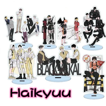 Anime Haikyuu!! Akrila Statīvs Volejbols Zēniem Darbības Rādītāji Modeli, Galda Plāksnes Rotaļlietas Anime Darbībām, Galda Dekori Rotājumi