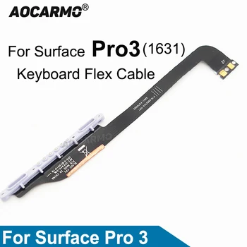Aocarmo Microsoft Surface Pro 3 Pro3 1631 X893740-001 Jack Port Savienotājs Keyboard Flex Kabelis Remonta Daļas
