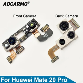 Aocarmo Par Huawei Mate 20 Pro 20Pro Atpakaļ Lielās Kameras Priekšā Kameras Modulis Flex Cable Rezerves Daļas