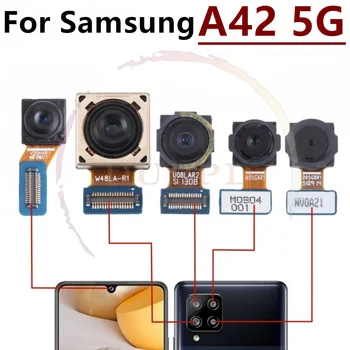 Atpakaļ Galvenie Atpakaļskata Kamera Priekšējā Kamera Modulis Flex Kabelis Samsung Galaxy A42 5G SM-A426 A426B Sākotnējā Aizstāt Daļu