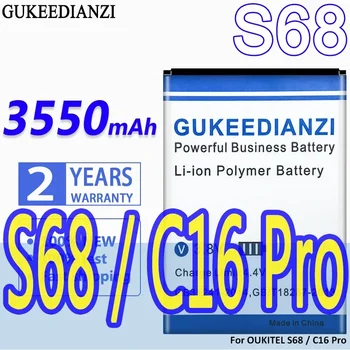 Augstas Ietilpības GUKEEDIANZI Akumulatora 3550mAh Par OUKITEL S68 / C16 Pro C16Pro S68Pro