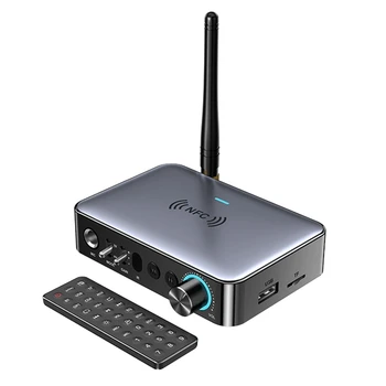 Bluetooth Uztvērēju, Raidītāju 5.1 NFC, Stereo 3,5 Mm AUX Koaksiālo RCA Bezvadu Audio Adapteris Mikrofona Dziedāt TV