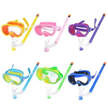 Bērni, Snorkeling, Aizsargbrilles, Iestatiet Anti-Miglas Anti-Noplūdes Childs Trubiņa, Maska Zēniem Meitenes Peldēšanas Brilles Rīku Paketes