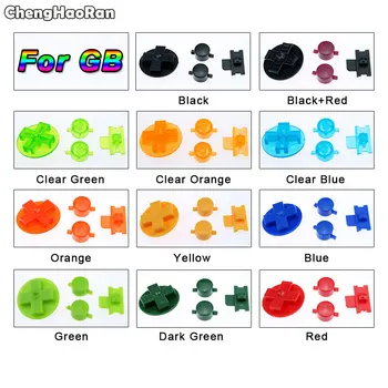 ChengHaoRan 11 Krāsas pēc Izvēles Black Skaidrs, Muitas DIY Pogas Iestatīt Rezerves Gameboy Classic par GB DMG A B D-pad Taustiņu