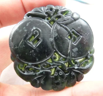 Dabīgā akmens Kvarca Kristāls Ķīnas akmens roku cirsts statuja bat naudu amuletu kulons par diy Rotaslietu izgatavošana kaklarota