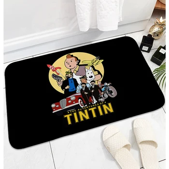 Guļ Istabas Paklāji T-Tintin Virtuves Mat Bez Slīdēšanas Paklājs Guļamistabā Vannas istabas Paklājs Estētisko Noderīgas Lietas Mājas Rotājumi