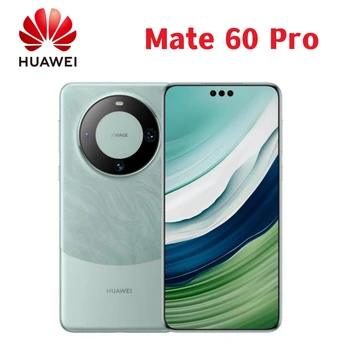 HUAWEI Mate 60 Pro Viedtālrunis 6.82 collu HarmonyOS 4.0 Kirin 9000S 50MP Kamera 48MP (periscope telefoto) Oriģināls Mobilie Telefoni