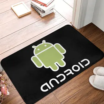 JAUNĀ Android Iespiesti Doormat Grīdas Paklājs Mājās Radošo Mat Super Mīkstu Absorbējošu Vannas istabas Durvis Mat Durvis Ieejas Paklājs
