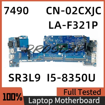 KN-02CXJC 02CXJC 2CXJC Mainboard DELL 7490 Klēpjdators Mātesplatē DAZ40 LA-F321P Ar SR3L9 I5-8350U CPU 100% Pilnībā Strādā Labi
