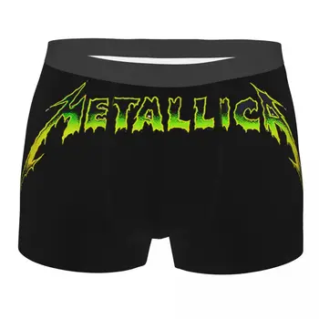 Metallicas Mūzikas Vīriešu Bokseris Biksītes īpašas Ļoti Elpojoša Apakšveļa Augstas Kvalitātes 3D Drukas Šorti Dzimšanas dienas Dāvanas