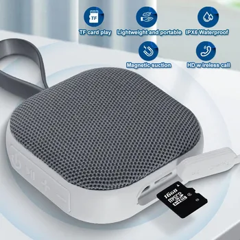 Mini Kabatas Bluetooth Portable Speaker Hifi Skaņas Bārs Auduma Magnētisko Bluetooth, Mūzikas Atskaņotājs Ūdensizturīgs Atbalsta Handfree TF Kartes