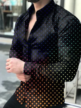 Moderns, Jauns Modes Vīriešu Ikdienas Krekls Uzdrukāts Long Piedurknēm Vīriešu Apģērbu Augstas Kvalitātes Balli Puses Jaciņa XS-8XL Moderns S-6XL