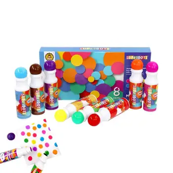 Noslaucīt Marķējums Pildspalvu Mākslas Krāsu Komplekts Toddler Aktivitātes Jautri Un Izdzēšami, Krāsošana, Pildspalvas Dry Erase Markers Bērniem Zēni Un Meitenes