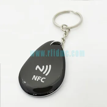 NTAG216 Epoksīda Keychain Kartes NFC Epoksīda Atslēgu Maciņi, NFC NFC Etiķetes Elektronisko Tagus
