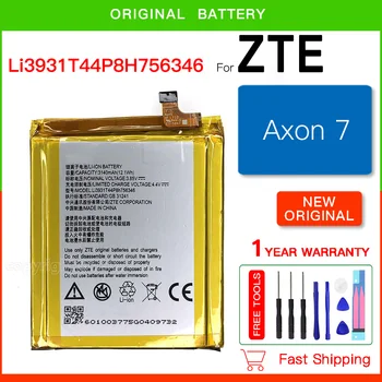 Oriģinālā Rezerves Akumulatoru LI3931T44P8H756346 Akumulatoru ZTE Axon 7 5.5 collu A2017 7S A2018 Akumulatoru Baterijas 3320mAh