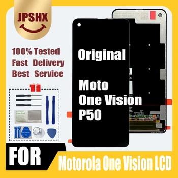 Par Motorola Moto Viena Vīzija LCD Displejs Touch Screen Digitizer Montāža XT1970-1 XT1970-2 Displejs, Rezerves Daļas, Remonts