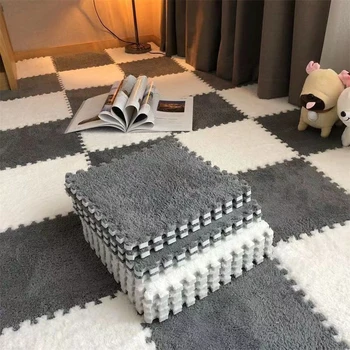 Plīša Puzzle Putu Grīdas Paklājs Laukumā Paklāju Guļamistabai Mīksto Kāpšanas Paklājs Mājās, Paklāji Un Paklāju Telpu Grīdas