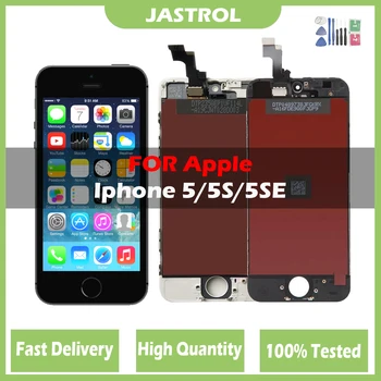 Pārbaudīts AAA+++ LCD Displejs Priekš iPhone 5 5C 5S Touch Ekrānu Nomaiņa iPhone SE 2016 SE 