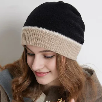 sieviešu džemperis, cepure, līdz 2023. gada rudenī wint silts, ērts āra cepuru modes dāma Aizsardzības Auss cepuri kašmira pāļu cepure
