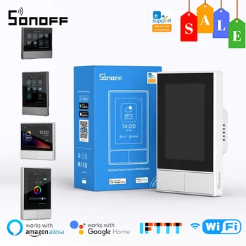 SONOFF NSPanel Smart Scene Sienas Slēdzi ES/ASV WiFi Smart Termostats Displeja Maiņa All-in-One Vadības, Izmantojot Alexa Alise Google Home