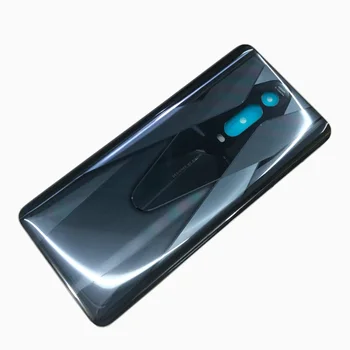 Stikla Xiaomi K20 PRO HERO mi 9t īpašo redzējumu Mašīna bruņas Atpakaļ akumulatora vāciņu Mājokļu durvīm, Aizmugurē melns