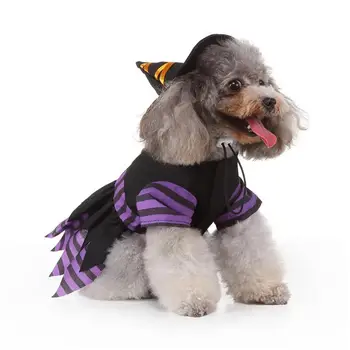 Suns Halloween Kostīmi Mīksto Violeta Suns Vednis Cosplay Drēbes Veļas Mašīnā Mazgājamas Cosplay Apģērbu Puses Dod Priekšroku Vednis Kostīms