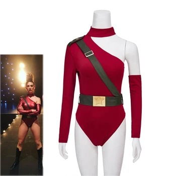 SVELME Ruth Wilder Cosplay Kostīmu Ruth Red Cīņas Apģērbs Jumpsuit Komplekts Sievietēm Bodysuit Halloween Puse Karnevāla Tērpiem