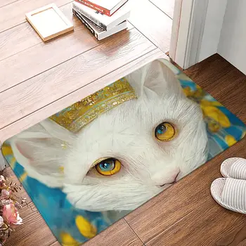 Ukraina ukrainas Kaķis neslīdoša Doormat Valsts Paklājs Dzīvojamā Istaba Guļamistaba Mat Āra Iekštelpu Modelis