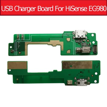 USB Uzlādes Ligzda Valdes Ar Mikrofonu, Lai HiSense EG980 U980 T980 EG909 U950 Micro USB Lādētāja Ports Spraudsavienojumu Valde