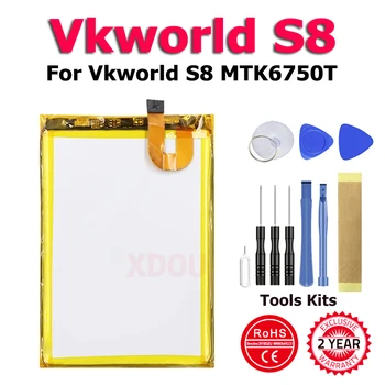 XDOU Augstas Kvalitātes Vkworld S8 Rezerves Akumulatoru Vkworld S8 MTK6750T + Rīks