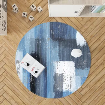 Ziemeļvalstu Abstraktā Stilā Kārtas Grīdas Paklājs Marokas Stila Krāsu Bloku Pledi Mājas Dzīvojamā Istabā Gultu Vanna Rotā Kopmītnē Paklāju