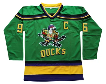Čārlijs Conway Mighty Ducks Džersija 96 Mens Filmu Hokeja 99 Adam Bankas Jersey Sporta Džemperis Šūtas Vēstules Numuri S-XXXL